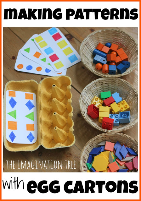 http://www.theimaginationtree.com/2013/02/making-patterns-with-lego-and-egg.html
