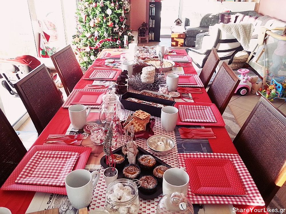 Christmas breakfast party table 3
