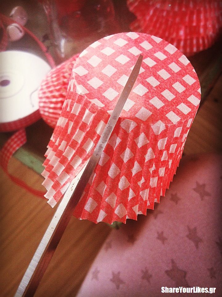 cupcake xmas δεντράκι-diy step1