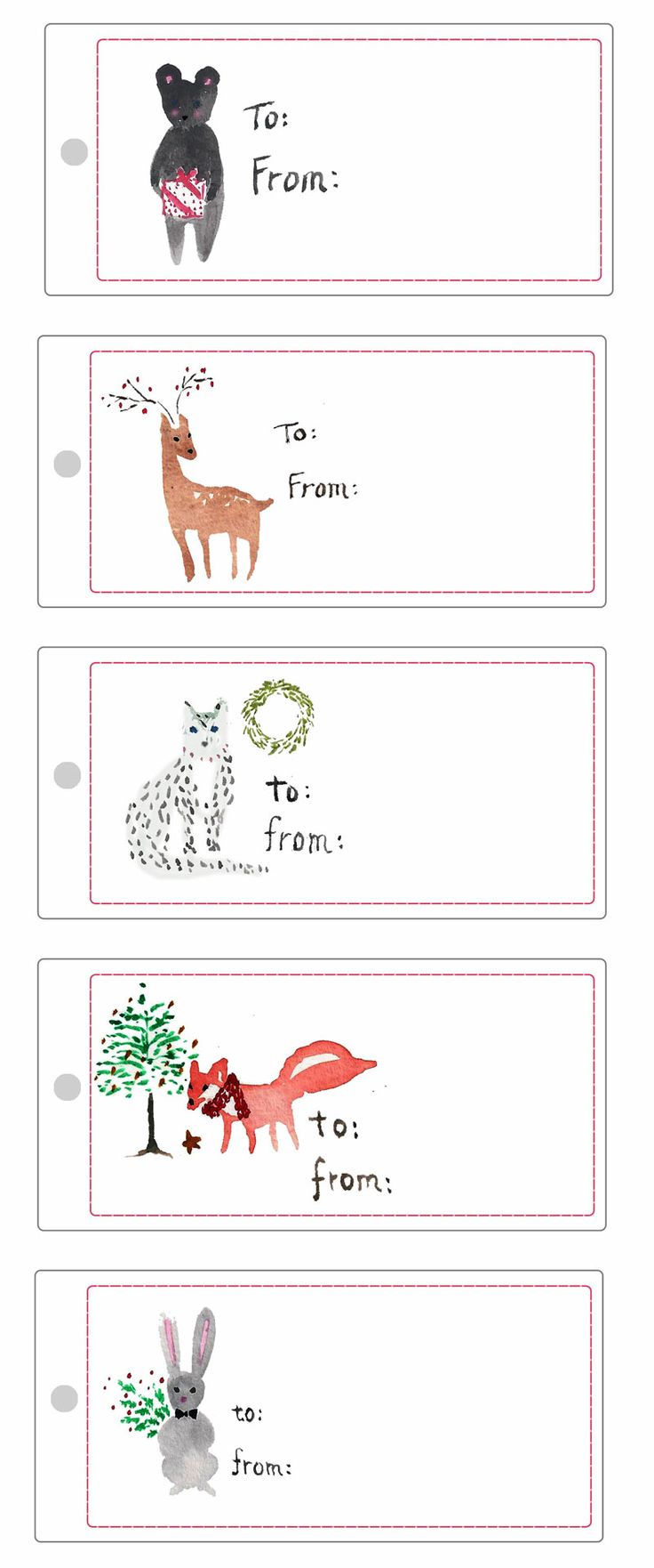 christmas printables_tofrom