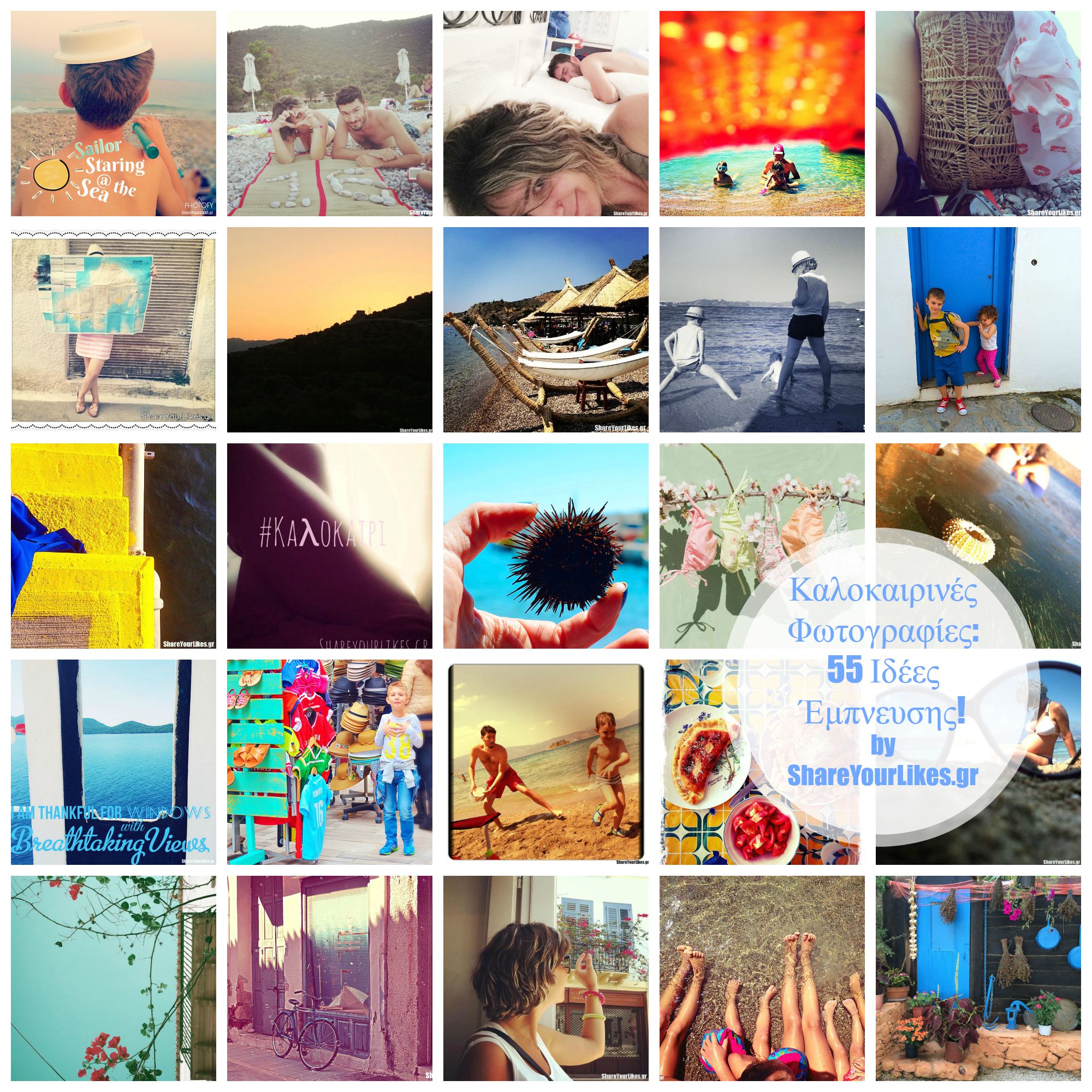 55 summer photo ideas_SYL ideas Collage