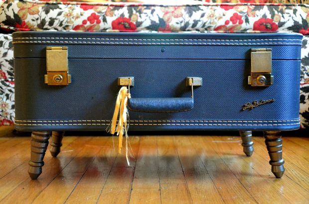 via http://www.instructables.com/id/Make-your-own-Vintage-Suitcase-Coffee-Table/