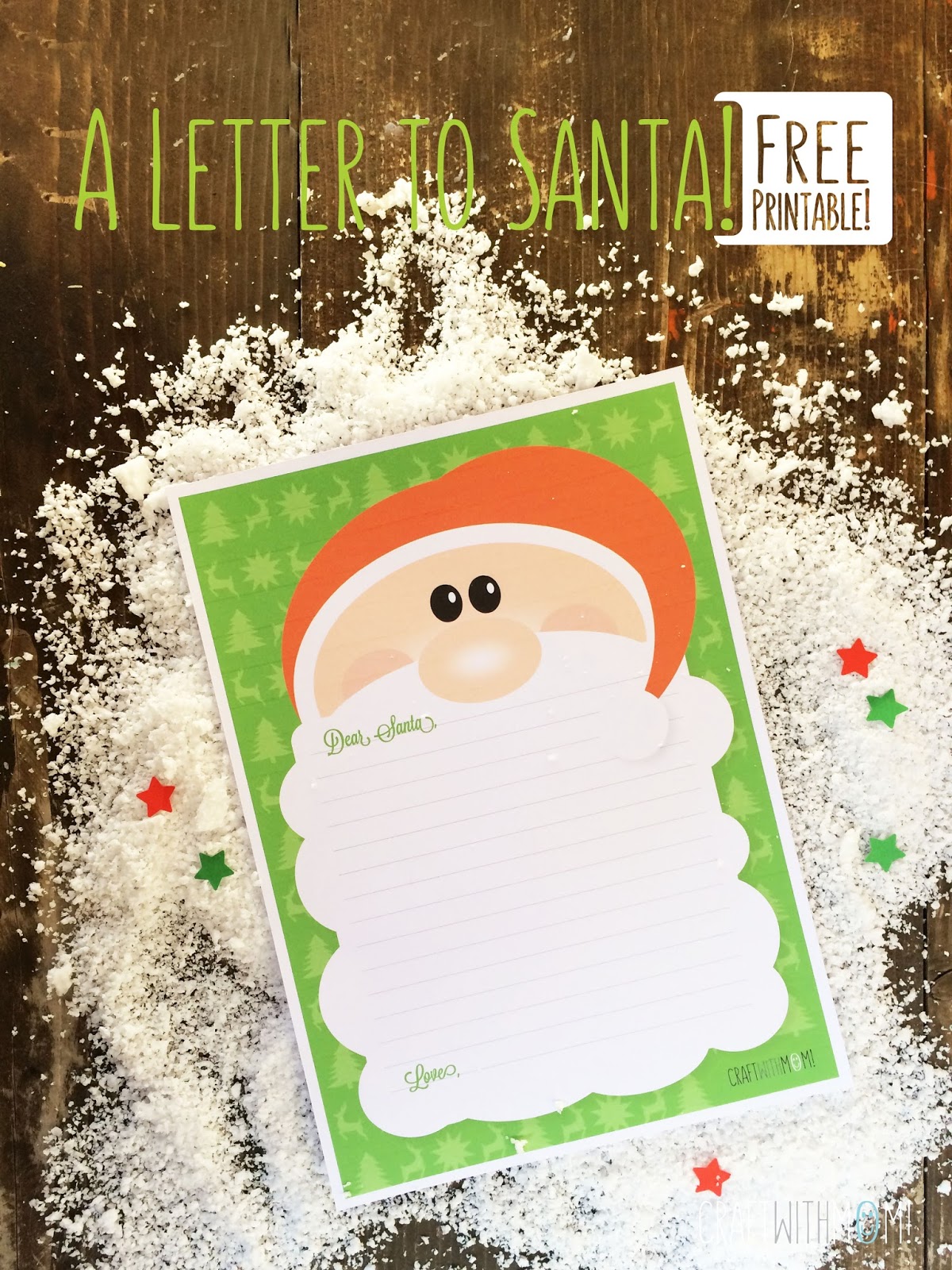 ALetterToSantaFreePrintable